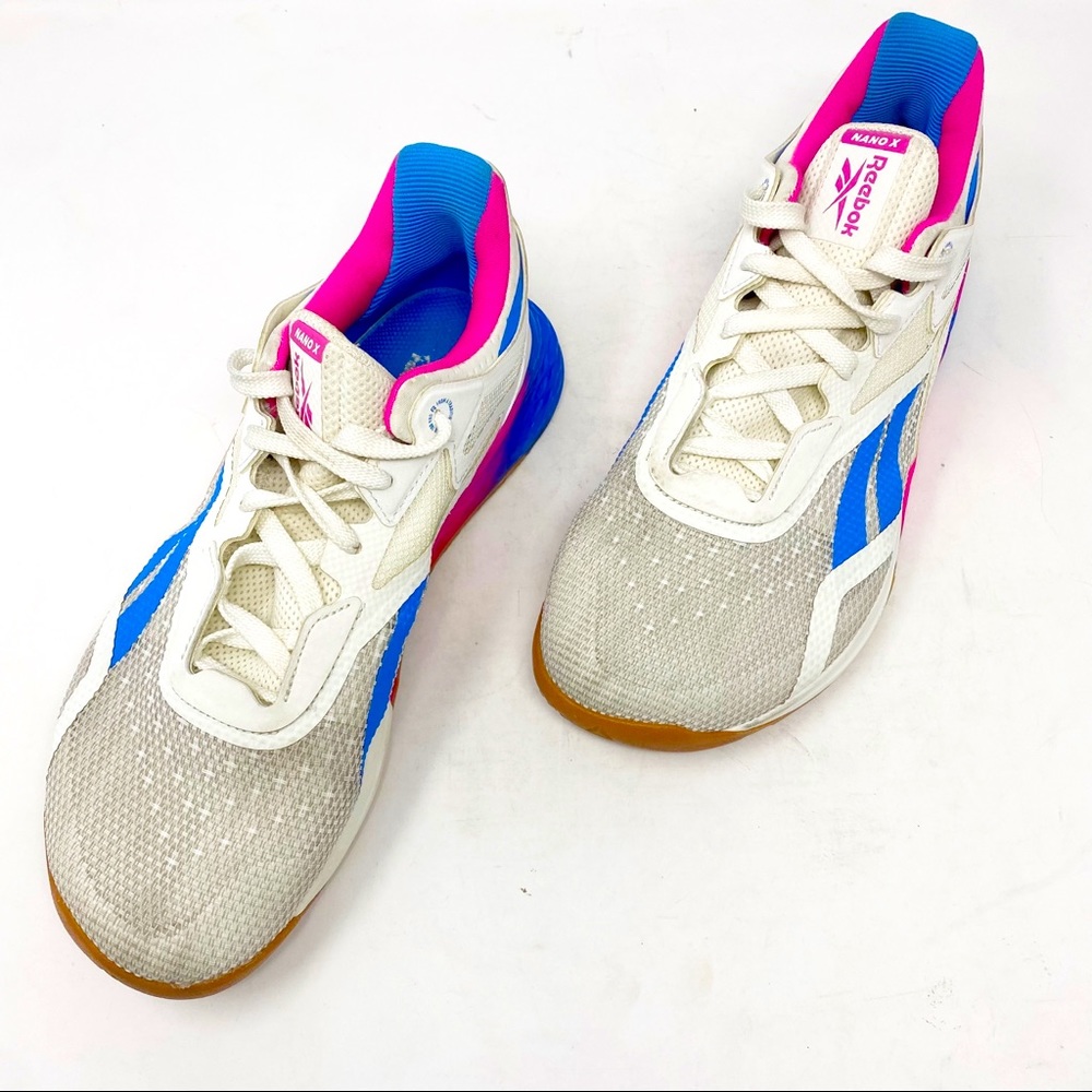 Reebok Nano X Sneakers Women's Training Pink Blue Size 9 - Picture 4 of 16